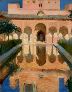 Salón de los Embajadores, Alhambra, Granada de Joaquín Sorolla